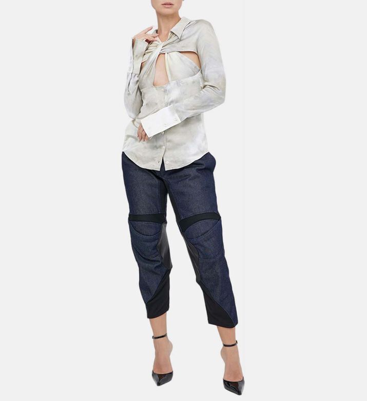 Cut-out Long Sleeved Shirt Cut-out Long Sleeved Shirt