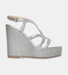 Albano Shoes Wedge Soft, Silver, Eu-41, Packshot View
