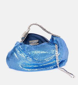 حقيبة يد مزينة بكريستال