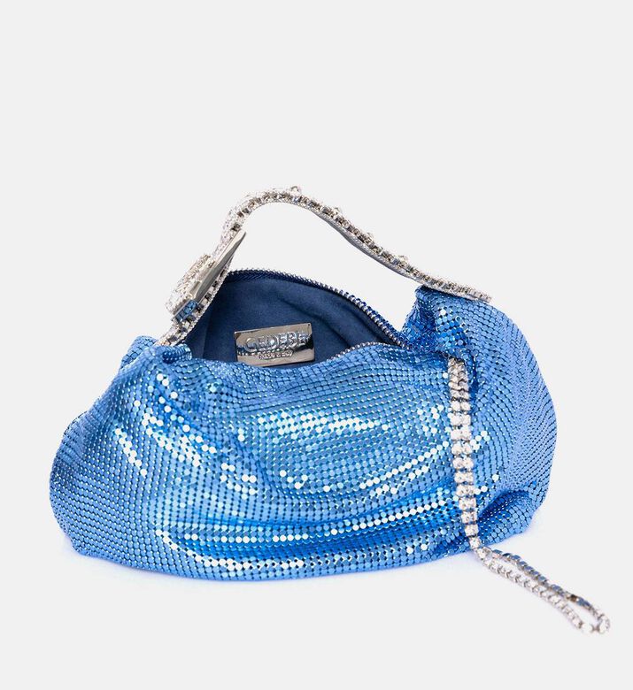 حقيبة يد مزينة بكريستال