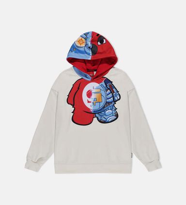 Cyborg Bear Over Hoodie