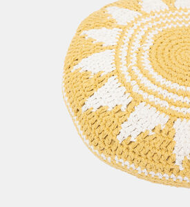 Sol Cotton Round Filled And Vaccumed Cushion