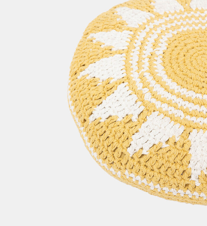 Sol Cotton Round Filled And Vaccumed Cushion