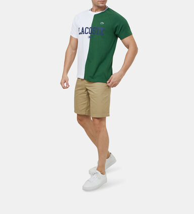 Two-tone Logo Printed T-shirt