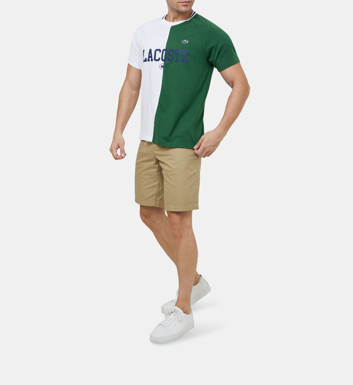 Two-tone Logo Printed T-shirt