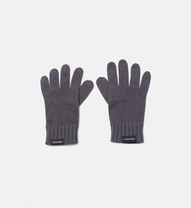 قفازات محبوكة بشعار العلامة