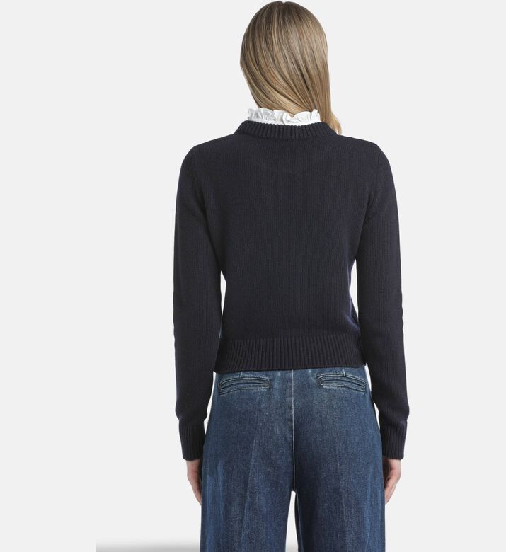 Luisa Spagnoli Pullover, Blue, L, Model View