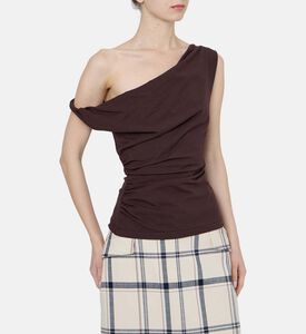 بلوزة بحزام كتف ملتوي