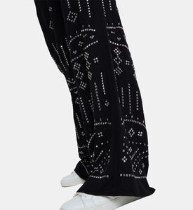 Sulina Rhinestone Embellished Flared Trousers