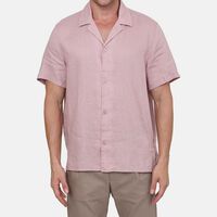 Linen Cotton Short-sleeve Shirt