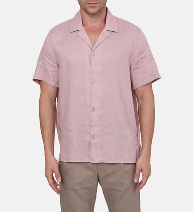 Linen Cotton Short-sleeve Shirt