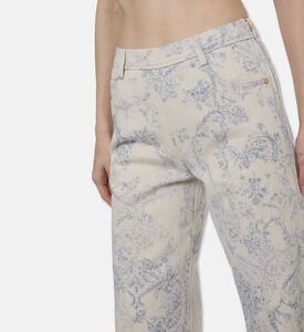 Forte-Forte All-over Floral-print Regular-fit Pants, Model View