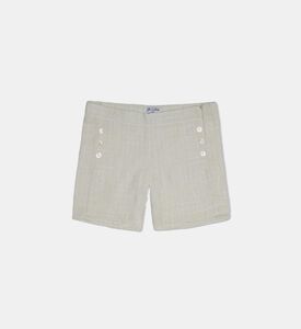 شورت بخصر عالٍ بتصميم مناسب