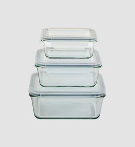 Home Deco and More Glass Storage Containers, Packshot View