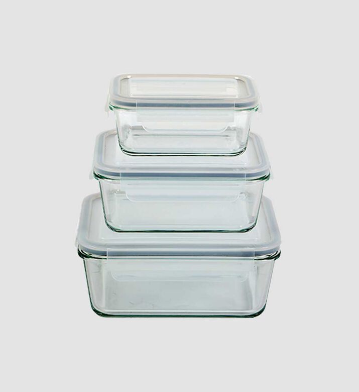 Home Deco and More Glass Storage Containers, Packshot View