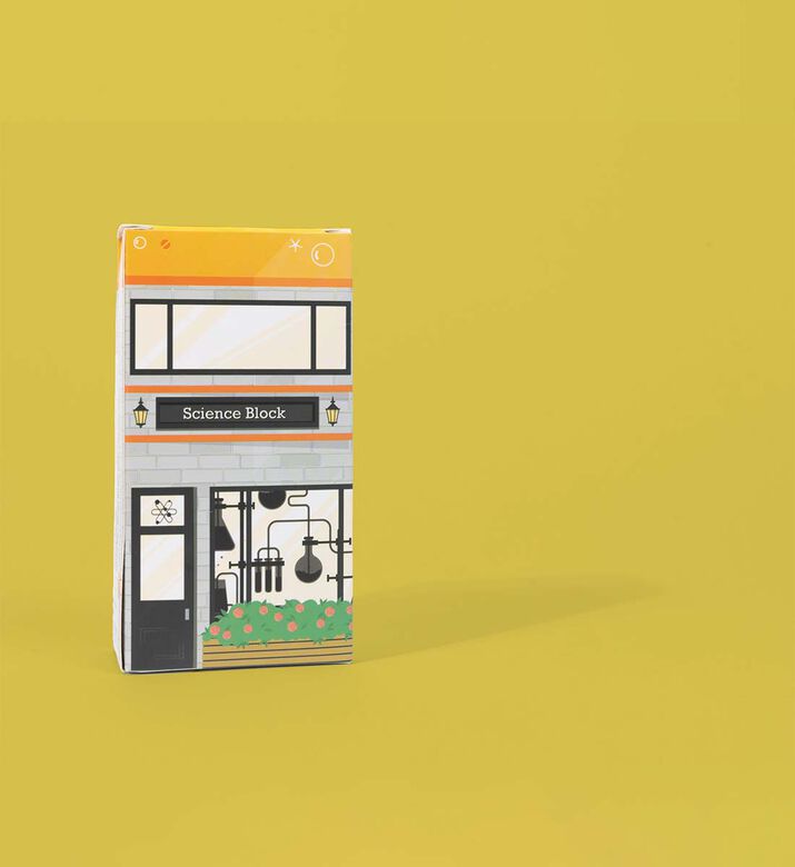 مجموعة تجارب علمية متغيرة الألوان