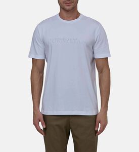 تيشيرت جيرسيه بياقة مستديرة مطاطي