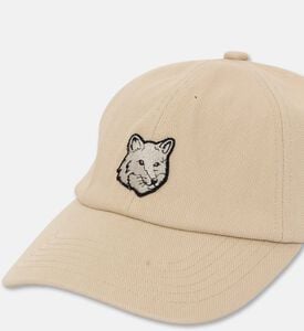 Maison Kitsune Cursive Logo Embroidery Adjustable Camper Hat, Packshot View