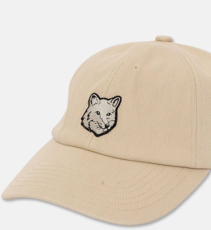Maison Kitsune Cursive Logo Embroidery Adjustable Camper Hat, Packshot View