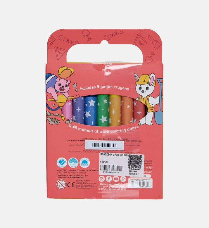 Carry Along 10-piece Coloring Book Set