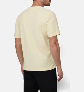 Samsoe Odin Cotton Short-sleeve T-shirt, Cream, M, Model View
