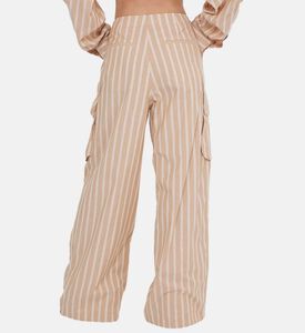 Vietta Striped Silk Blend Pants
