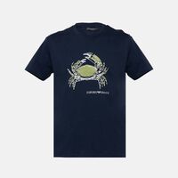 Crab Printed Cotton T-shirt