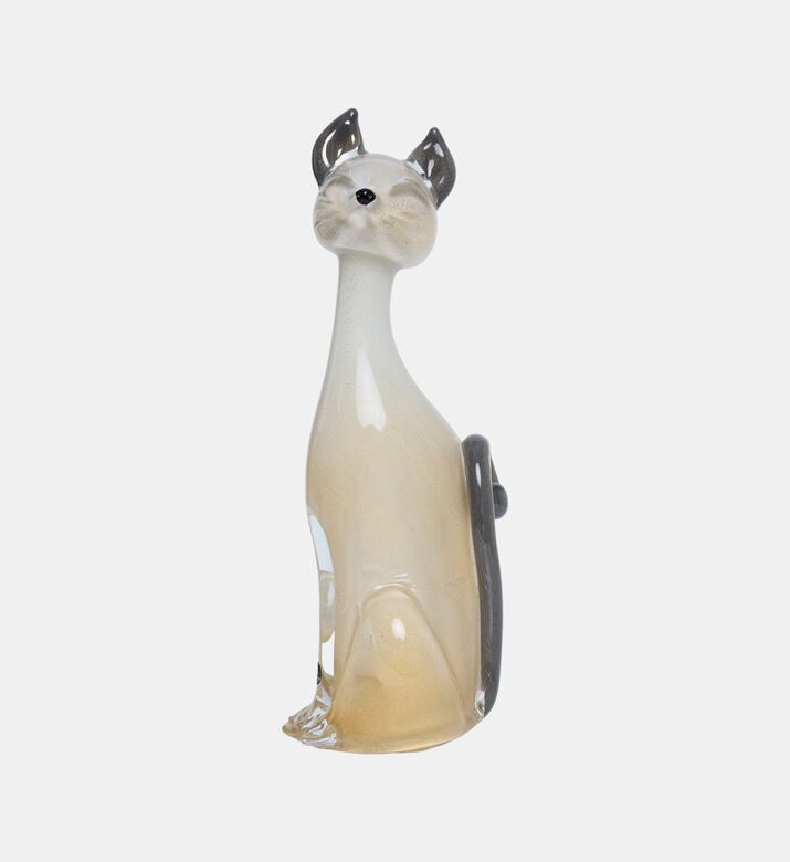 Crystal Cat-shape Sculpture