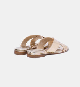 Crocodile-print Platinum Slipper Crocodile-print Platinum Slipper