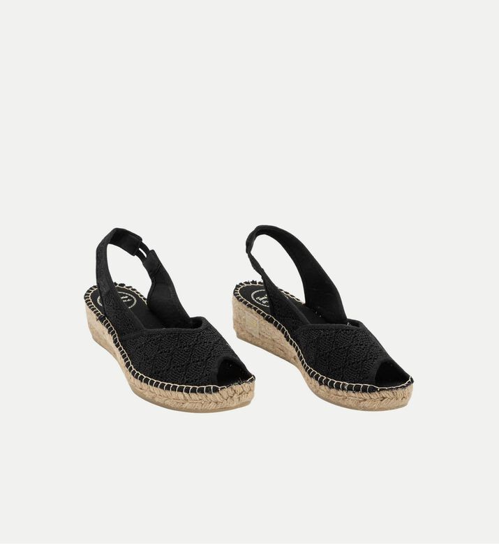 Blanca Vegan Cotton Blend Mid-wedge Espadrille