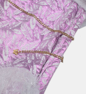 فستان بياقة مكشكشة