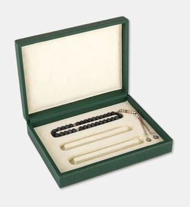 Silsal Emerald Green Bahja Beads Box, Packshot View