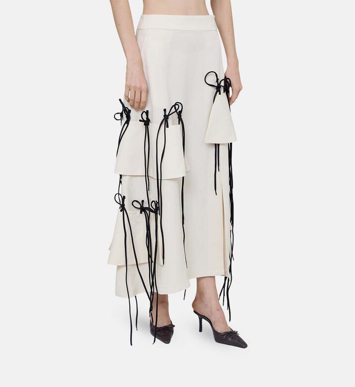 Rania High-waisted A-line Skirt