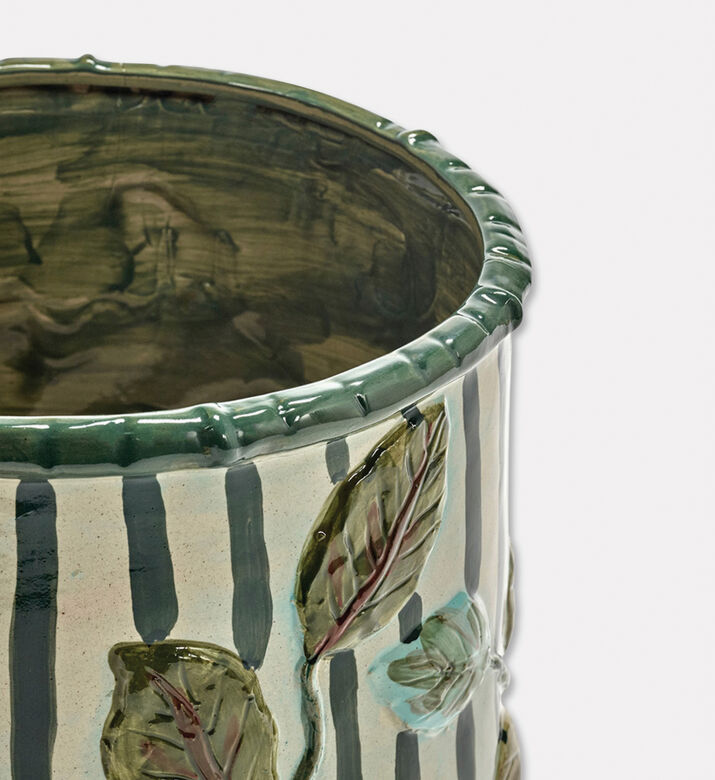 Serax Green Beige Flower Pot 11, Packshot View
