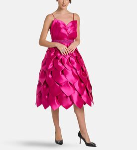 Savanna Dress Leaf, Model View