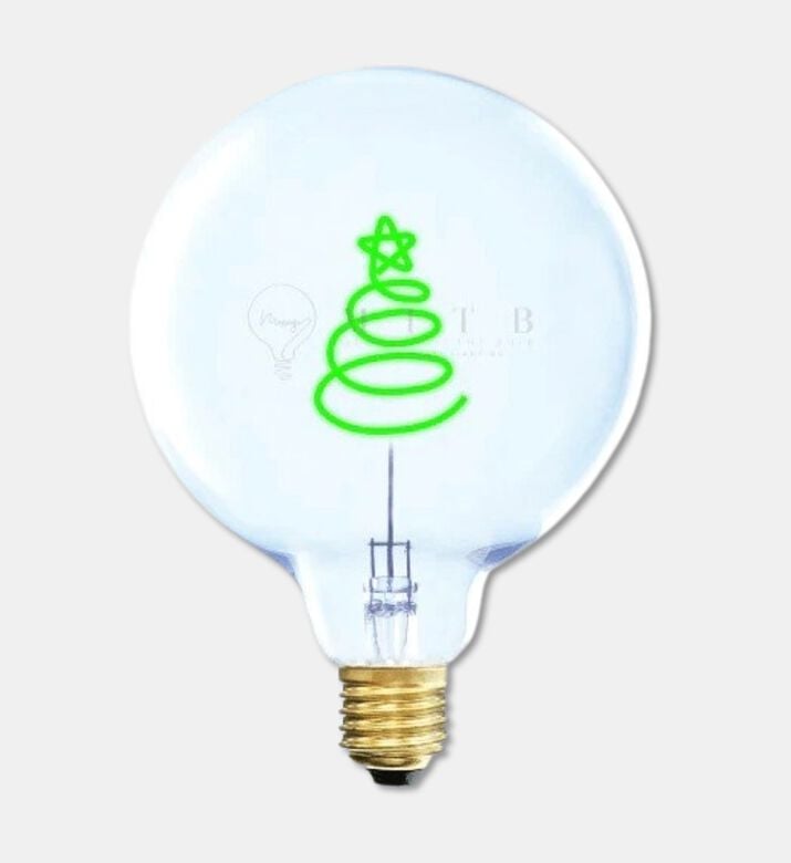 Message in the Bulb Christmas Tree Led Light Bulb, Packshot View