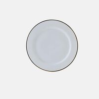 Porcelain Gold-detail Dinner Plate - 30 Cm