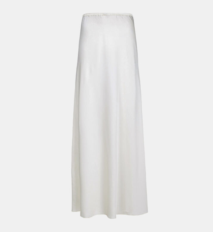 Nazli Flared Satin Skirt