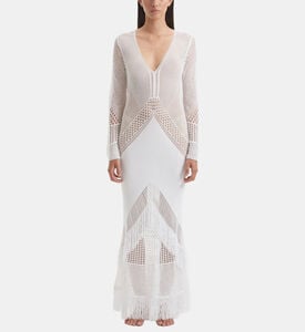 Elba Long Sleeved Knitted Maxi Dress Elba Long Sleeved Knitted Maxi Dress