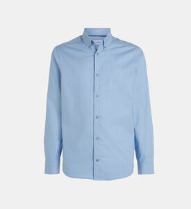 قميص بأكمام طويلة بقصة ضيقة