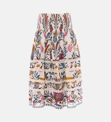 Romantic Lightness Midi Skirt