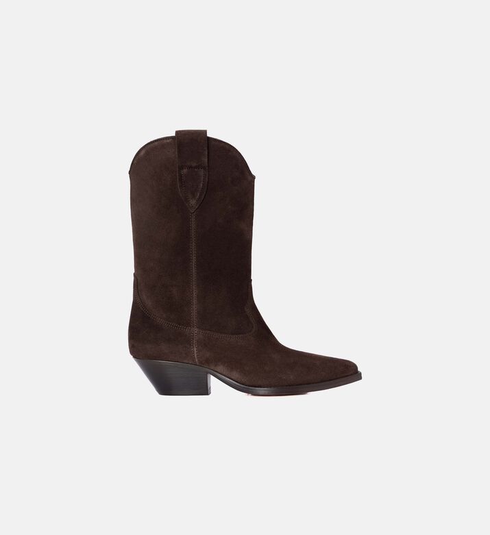 Duerto Suede Calfskin Leather Cowboy Boots