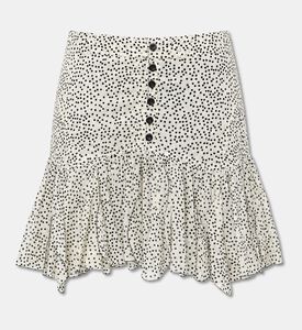 Isabel Marant Daneen Polka-dot Ruffled Mini Skirt, Packshot View