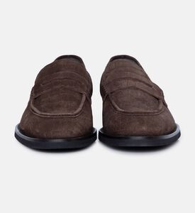 حذاء لوفرز شامواه بنقشة تمساح