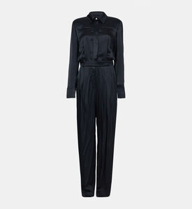 جمبسوت قميص بقصّة نصف مفتوحة من الخلف