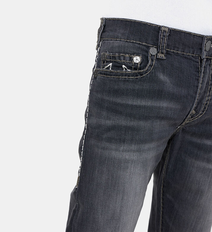 Straight-leg 5-pockets Denim Pants