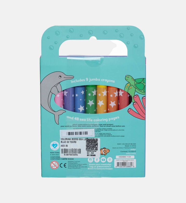 Carry Along Sea Life Coloring Book