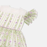 Embroidered Flower Off-shoulder Dress