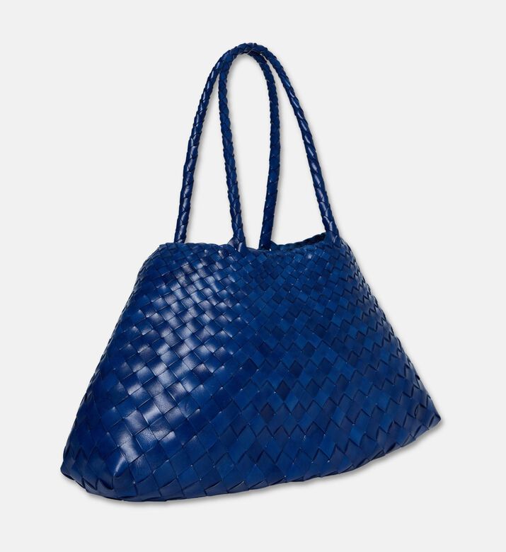 Dragon Diffusion Santa Croce Big Leather Bag, Navy, Packshot View