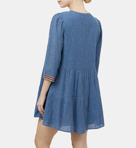 فستان سيانا قصير مطرز